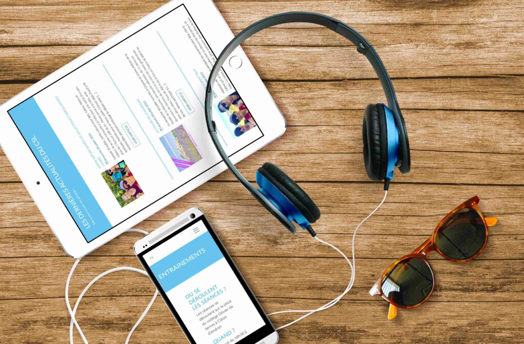 le site du CSL sur mobile & tablette