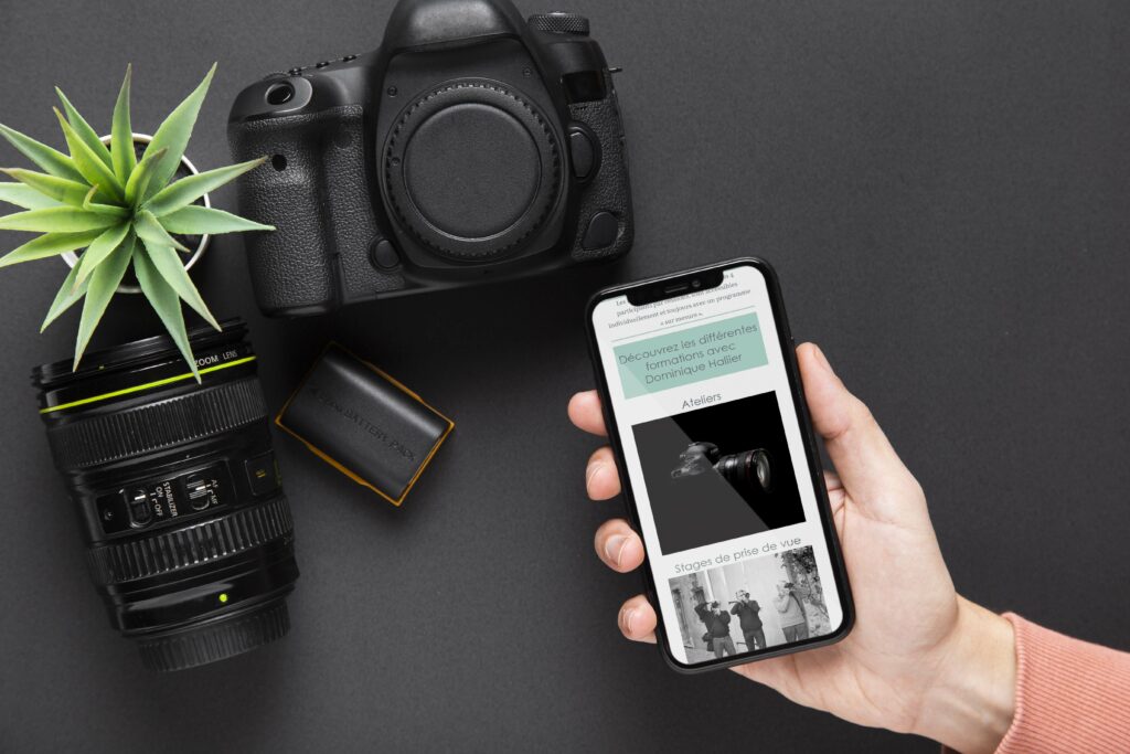 Site Instants d'Image sur mobile