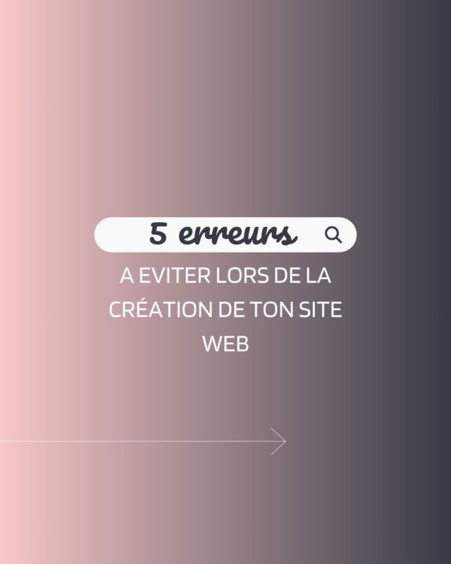 📉 Les 5 erreurs fréquentes à éviter lors de la création de votre site web ! 🚨

Aujourd'hui, je te parle de performance et de stratégie à mettre en place dès le début de la création de ton site web. 
Voici 5 erreurs à éviter pour ne pas compromettre la réussite de ton projet ! Swipe 👉 et laisse toi guider étape par étape ! ✅
*
👩‍💻 Hello, moi c’est Célia ! 
🖥️ Développeuse dotée de connaissances en référencement web, je t’accompagne dans ta création de site internet sur-mesure
*
#entrepreneur #creationdesiteinternet #erreursweb #webdesign #optimisationseo #optimisationsiteinternet  #responsivewebdesign #creersonsite #creersonsiteweb #conseilsweb #conseilsinternet #sitewebsurmesure #montelimar #agenceweb #ardeche #drome